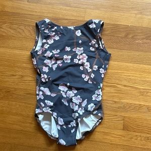lucky leo cherry blossom leotard